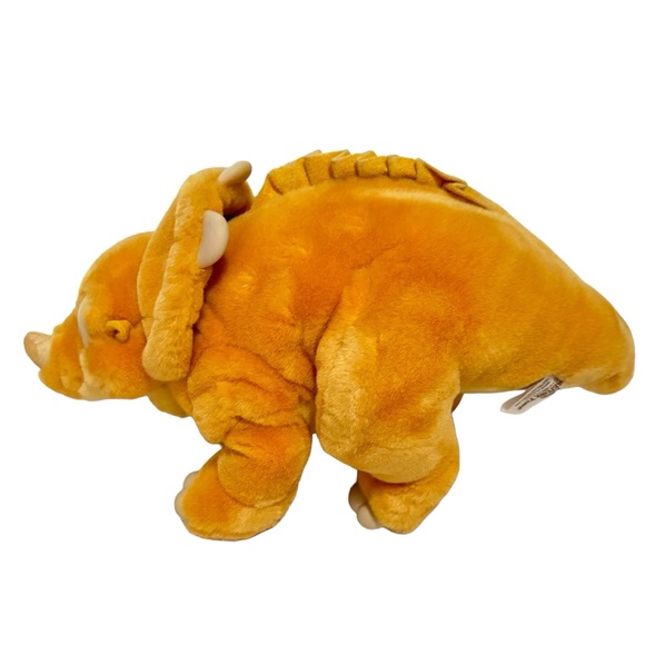 VINTAGE 1988 THE LAND BEFORE TIME CERA TRICERATOPS STUFFED ANIMAL PLUSH TOY - Picture 2 of 7